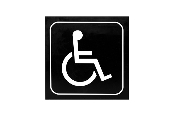 Sign #109 6” x 6” Handicap Logo